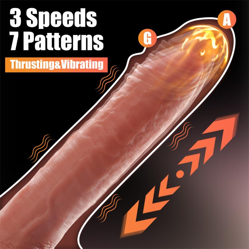 XISE - BAIRD DILDO WITH THRUSTING AND VIBRATIION 8.07