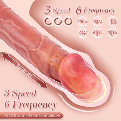 XISE - BAIRD DILDO WITH THRUSTING AND VIBRATION 8