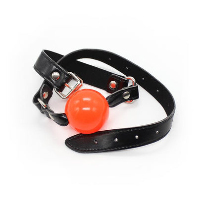 LATETOBED BDSM LINE - BALL GAG BLACK/RED