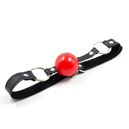 LATETOBED BDSM LINE - BALL GAG BLACK/RED
