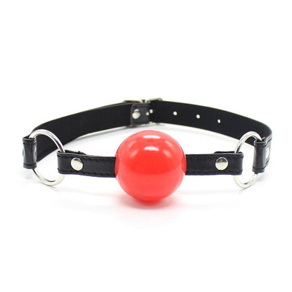 LATETOBED BDSM LINE - BALL GAG BLACK/RED
