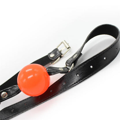 LATETOBED BDSM LINE - BALL GAG BLACK/RED