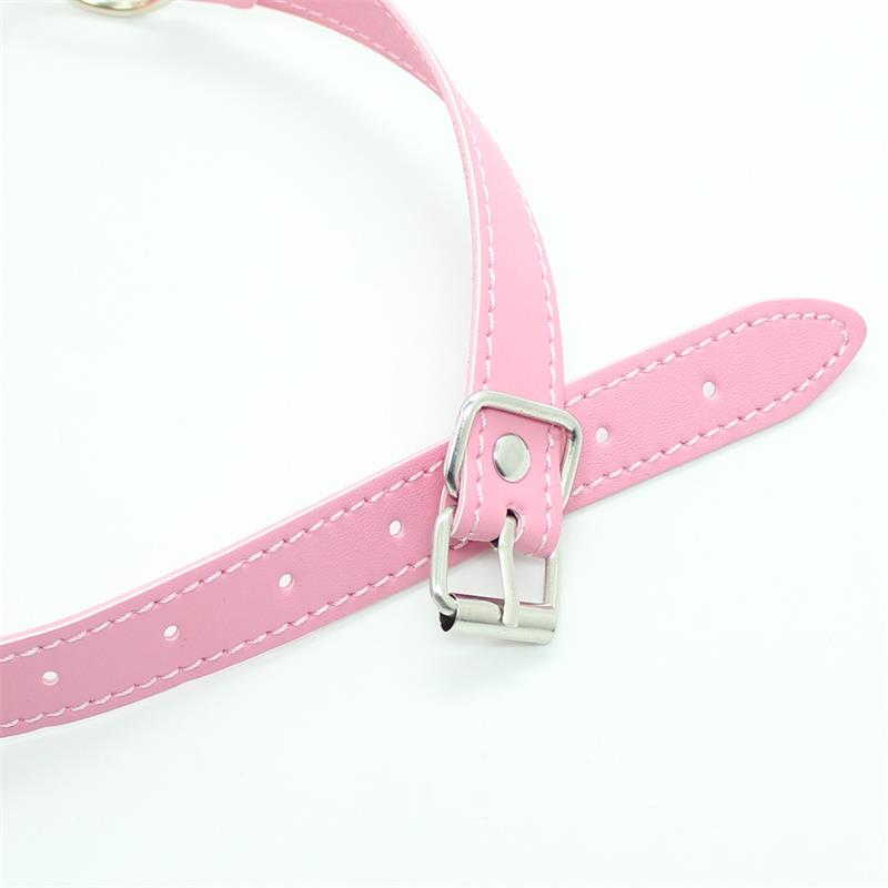 LATETOBED BDSM LINE - BALL GAG BREATHABLE ASJUSTABLE BALL 4,5 CM PINK
