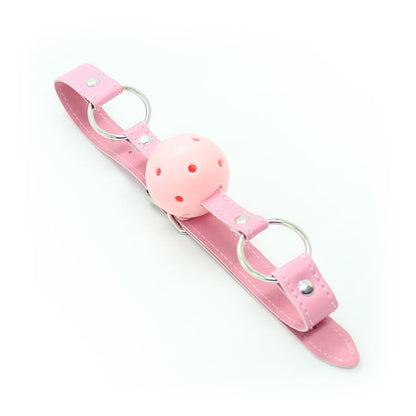 LATETOBED BDSM LINE - BALL GAG BREATHABLE ASJUSTABLE BALL 4,5 CM PINK