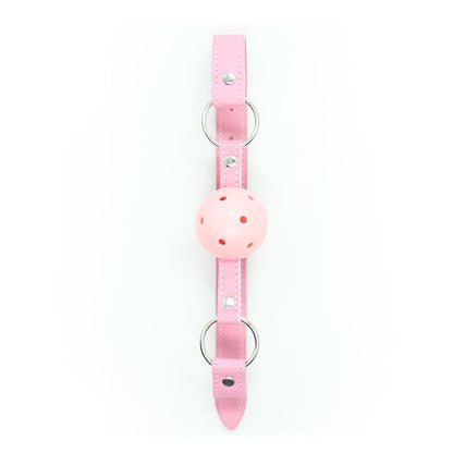 LATETOBED BDSM LINE - BALL GAG BREATHABLE ASJUSTABLE BALL 4,5 CM PINK