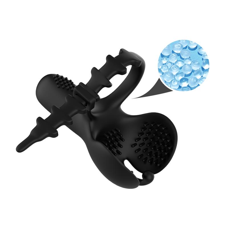URBAN SKY - BALL PACK AND PENIS VIBRATING RING ADJUSTABLE