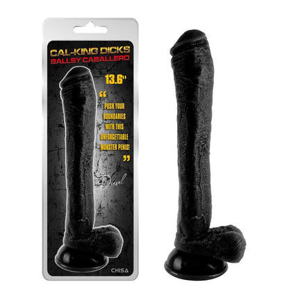 CHISA - BALLSY CABALLERO DILDO 13.6 - 34.8CM BLACK