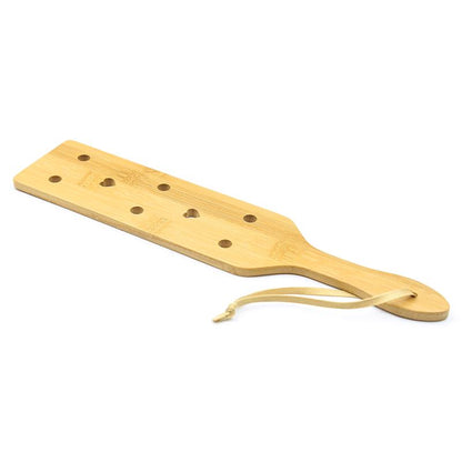 LATETOBED BDSM LINE - BAMBOO PADDLE WITH HEARTS 33 CM