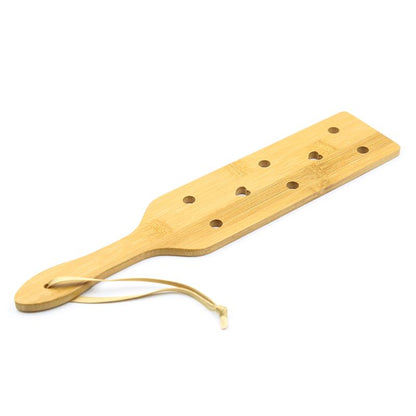 LATETOBED BDSM LINE - BAMBOO PADDLE WITH HEARTS 33 CM