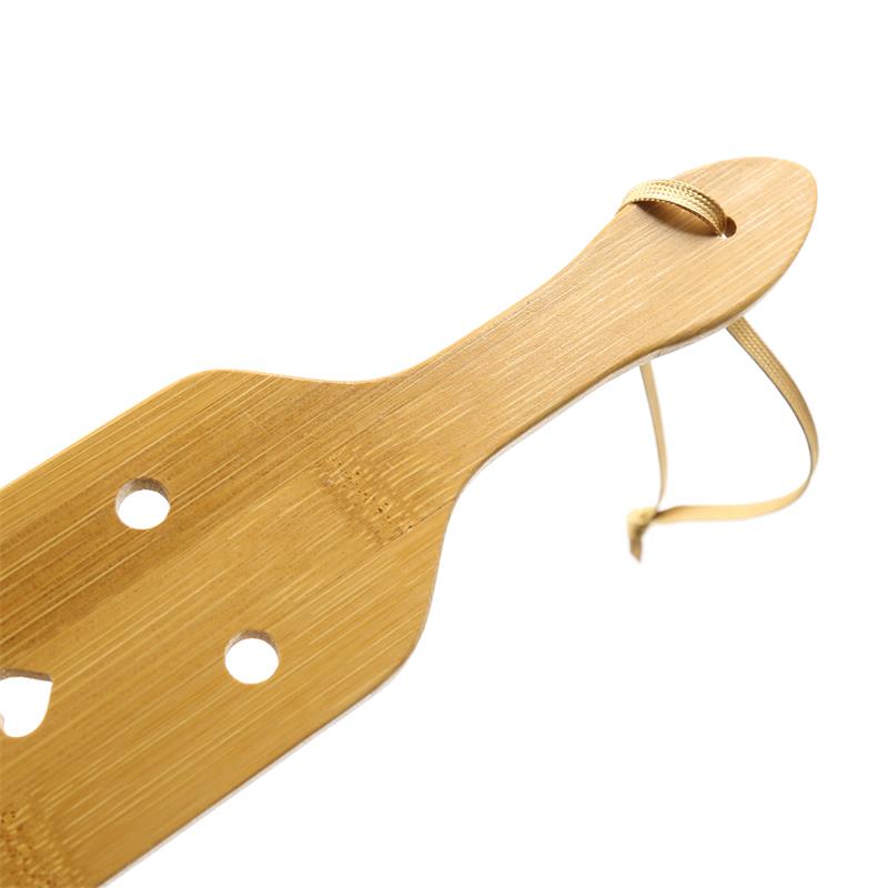 LATETOBED BDSM LINE - BAMBOO PADDLE WITH HEARTS 33 CM