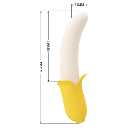 PRETTY LOVE - BANANA GEEK SUPER POWER 7 VIBRATIONS UP&DOWN SILICONE BLACK