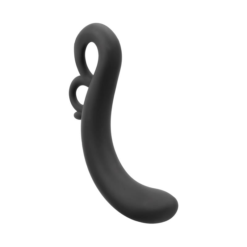 TARDENOCHE - BANEE PROSTATIV STIMULATOR WITH EASY PULL SILICONE BLACK