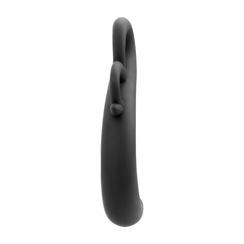 TARDENOCHE - BANEE PROSTATIV STIMULATOR WITH EASY PULL SILICONE BLACK