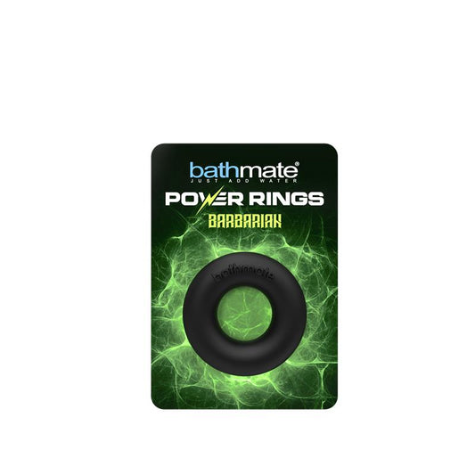 BATHMATE - BARBARIAN BLACK PENIS RING