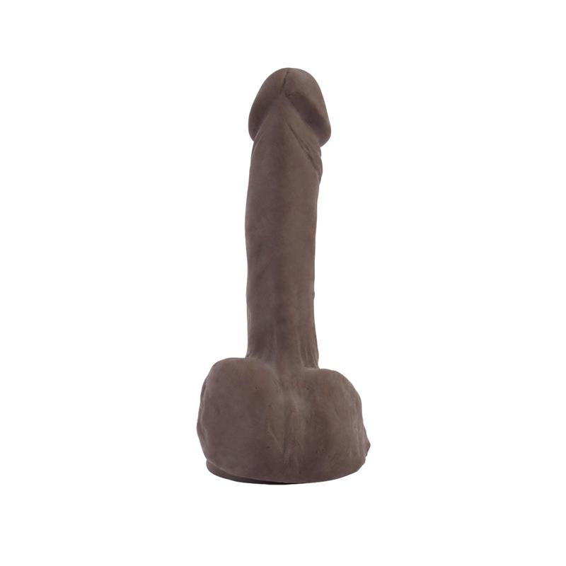 CHISA - BASIX COCK DUAL-DENSITY DILDO BROWN 22.5CM