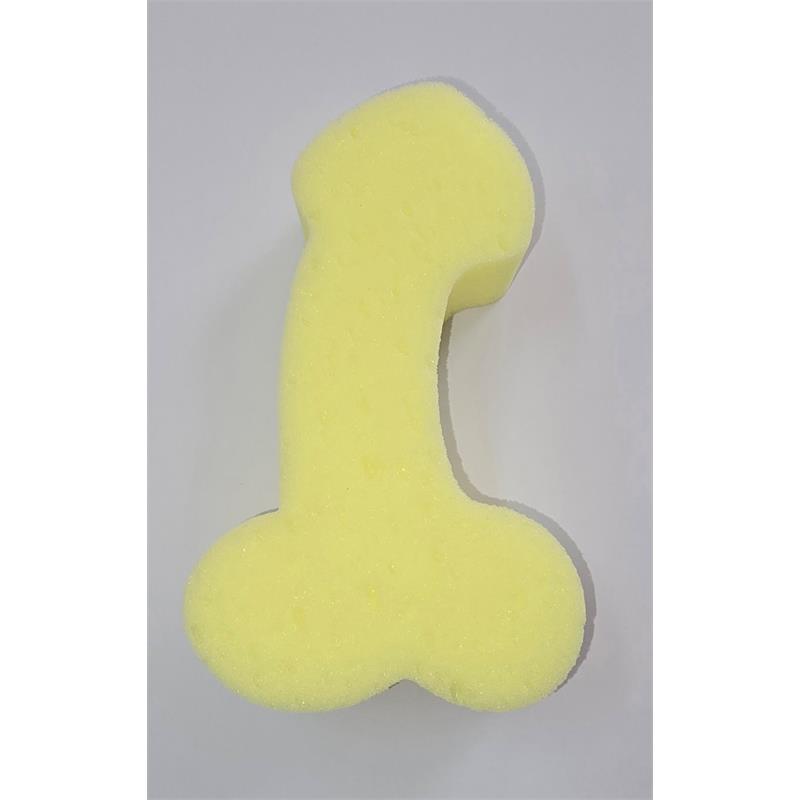 DIVERTY SEX - BATH SPONGE PENIS-SHAPED YELLOW