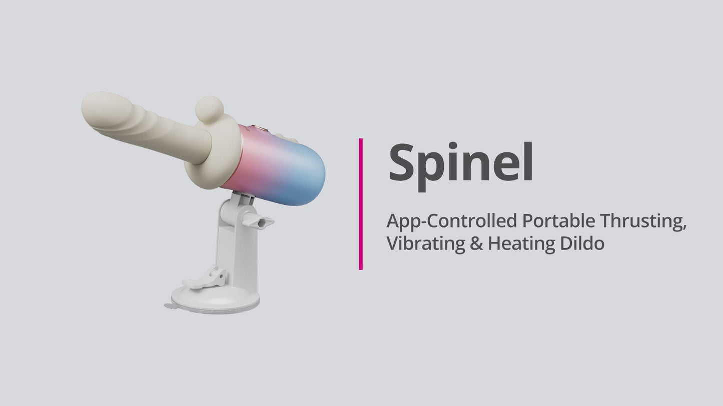 LOVENSE - SPINEL APP-CONTROLLED PORTABLE THRUSTING, VIBRATING & HEATING DILDO