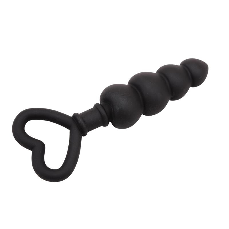 CHISA - BEADED LUV PROBE 15.6 X 3.4 CM SILICONE BLACK
