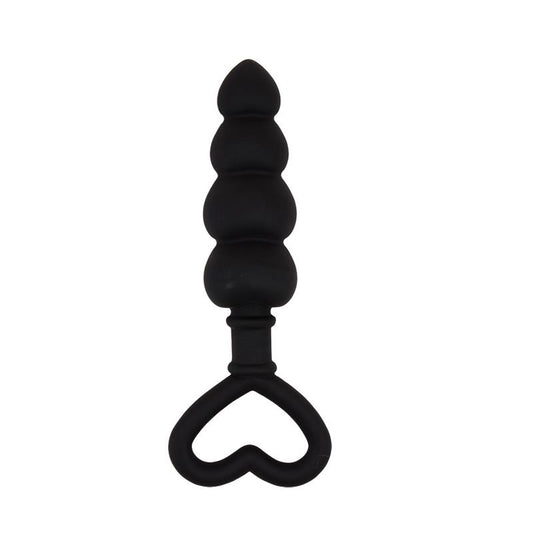 CHISA - BEADED LUV PROBE 15.6 X 3.4 CM SILICONE BLACK