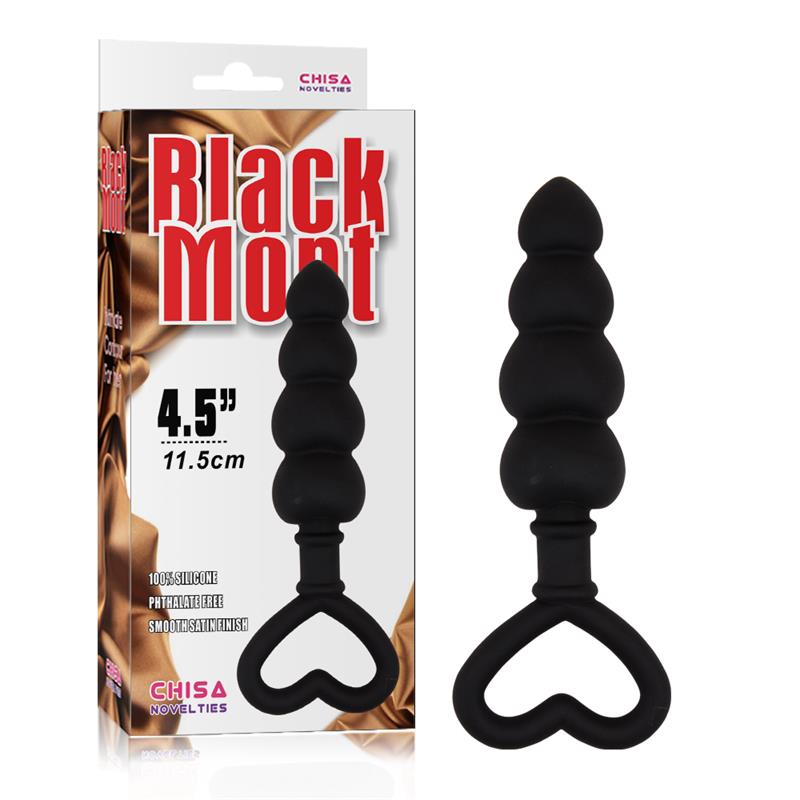 CHISA - BEADED LUV PROBE 15.6 X 3.4 CM SILICONE BLACK