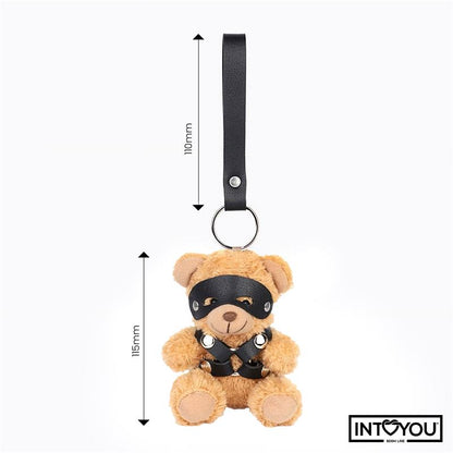 INTOYOU BDSM LINE - BEARLY KEYCHAIN BDSM TEDDY BEAR WITH CHEST HARNESS