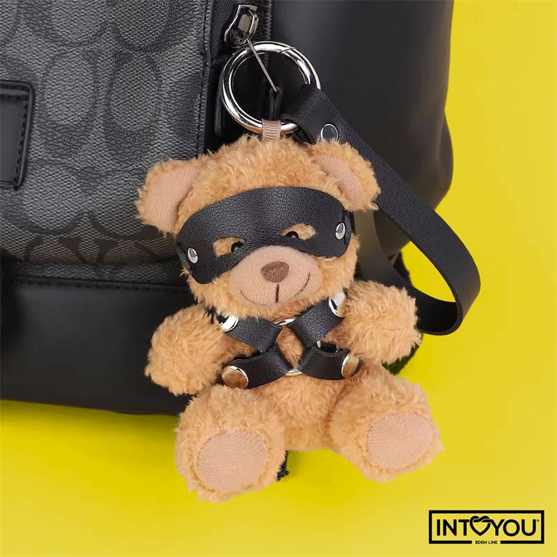 INTOYOU BDSM LINE - BEARLY KEYCHAIN BDSM TEDDY BEAR WITH CHEST HARNESS