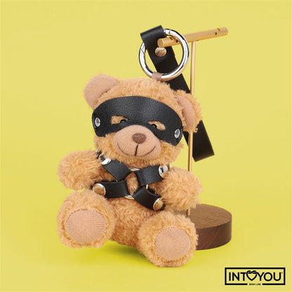 INTOYOU BDSM LINE - BEARLY KEYCHAIN BDSM TEDDY BEAR WITH CHEST HARNESS