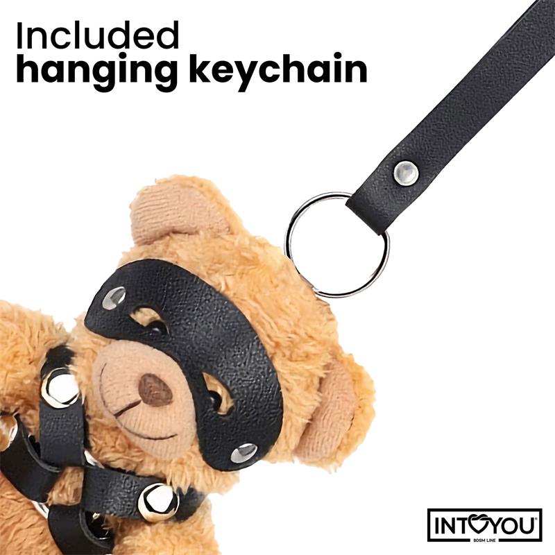 INTOYOU BDSM LINE - BEARLY KEYCHAIN BDSM TEDDY BEAR WITH CHEST HARNESS