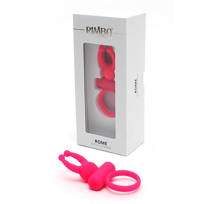 RIMBA TOYS - BEATLE COCK RING ROME PINK