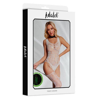 ADALET LINGERIE - BEATRICE BODYSTOCKING GLOW IN DARK ONE SIZE