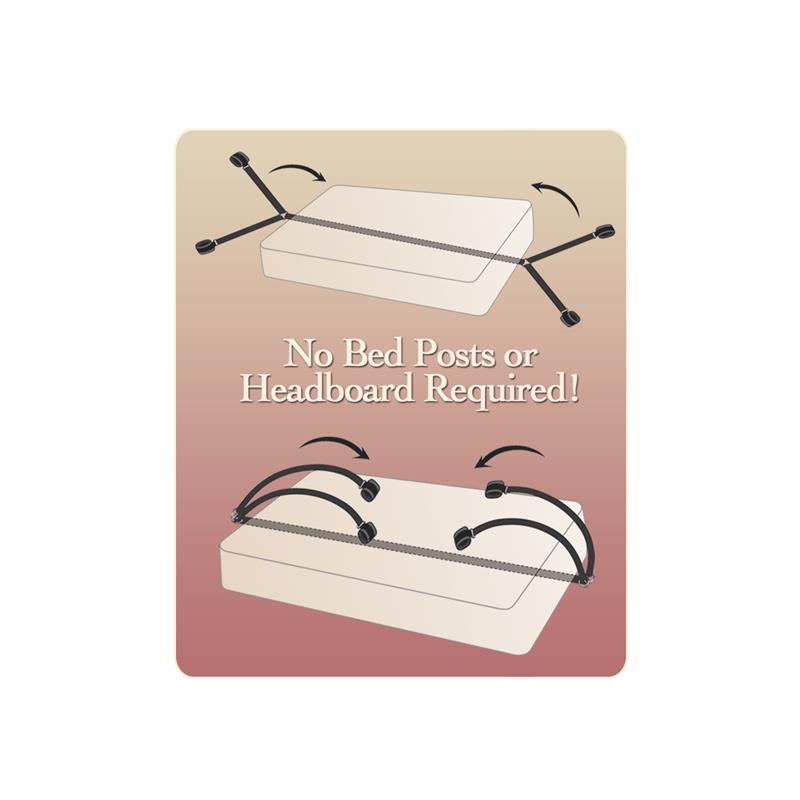 FETISH FANTASY SERIES - BED BINDINGS RESTRAINT KIT