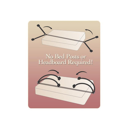 FETISH FANTASY SERIES - BED BINDINGS RESTRAINT KIT
