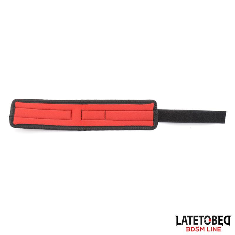 LATETOBED BDSM LINE - BED EESTRAINT SET WITH BLINDFOLD ADJUSTABLE CUFFS