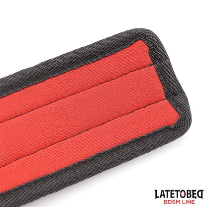 LATETOBED BDSM LINE - BED EESTRAINT SET WITH BLINDFOLD ADJUSTABLE CUFFS