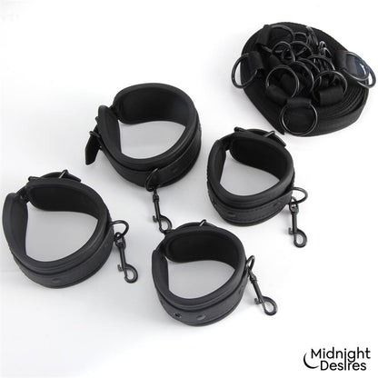 MIDNIGHT DESIRES - BED RESTRAINT SET