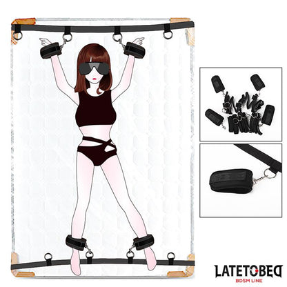 LATETOBED BDSM LINE - BED RESTRAINTS 4 ATTACHMENT POINTS