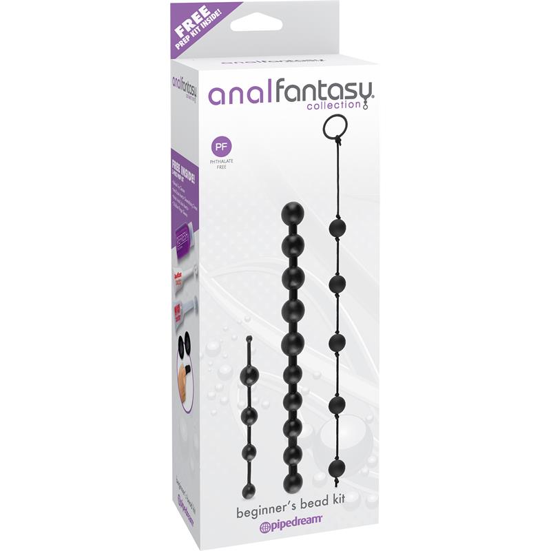 ANAL FANTASY COLLECT. - BEGINNERS ANAL BEAD KIT BLACK