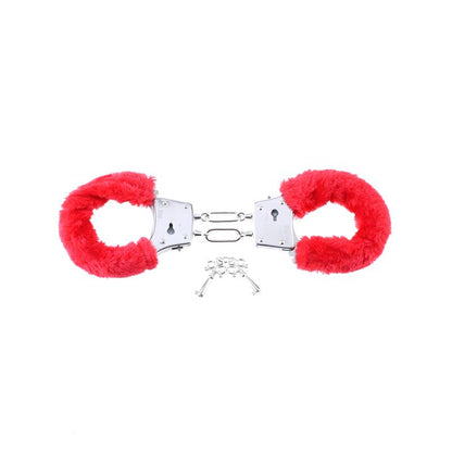 FETISH FANTASY SERIES - BEGINNERS FURRY CUFFS RED