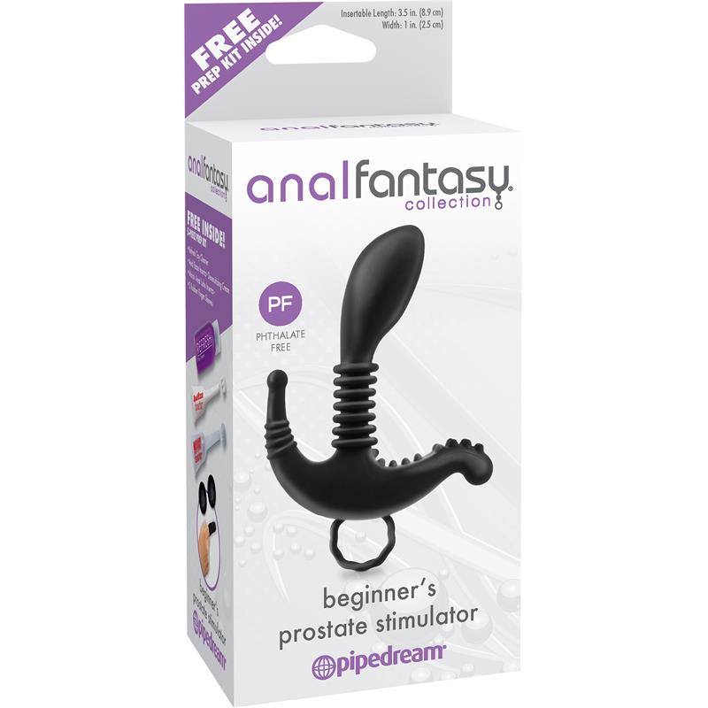 ANAL FANTASY COLLECT. - BEGINNERS PROSTATE STIMULATOR BLACK