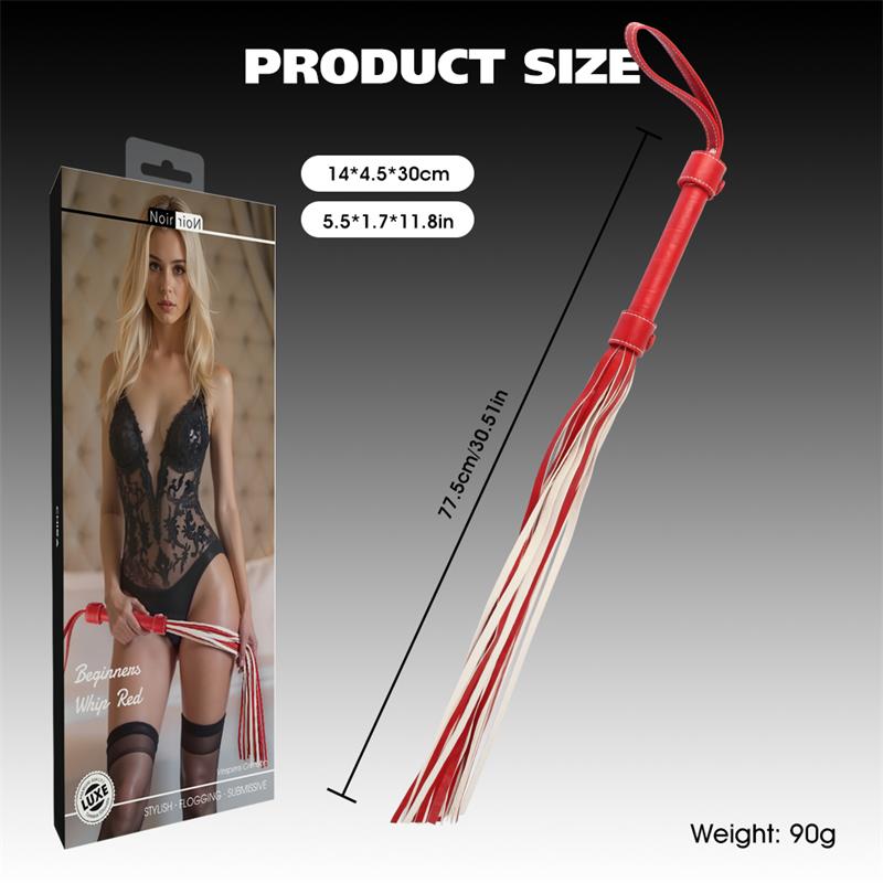 CHISA - BEGINNERS WHIP 77.5 CM RED/WHITE
