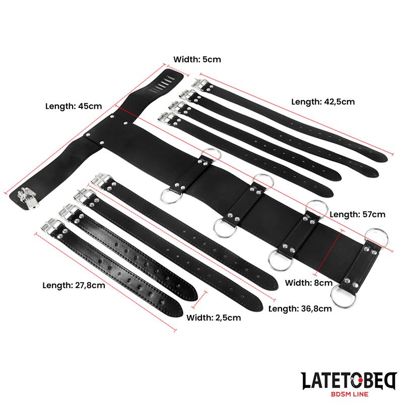 LATETOBED BDSM LINE - BEHIND BACK HARNESS ADJUSTABLE