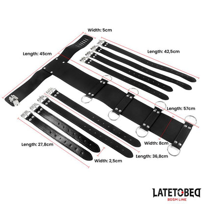 LATETOBED BDSM LINE - BEHIND BACK HARNESS ADJUSTABLE