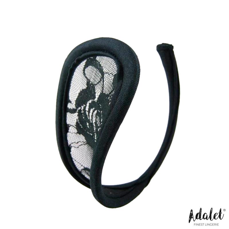 ADALET LINGERIE - BELLA C-STRING BLACK ONE SIZE