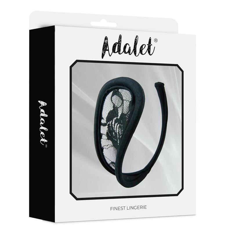 ADALET LINGERIE - BELLA C-STRING BLACK ONE SIZE