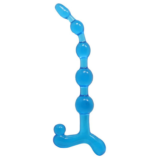 BAILE - BENDY TWIST ANAL BEADS BLUE