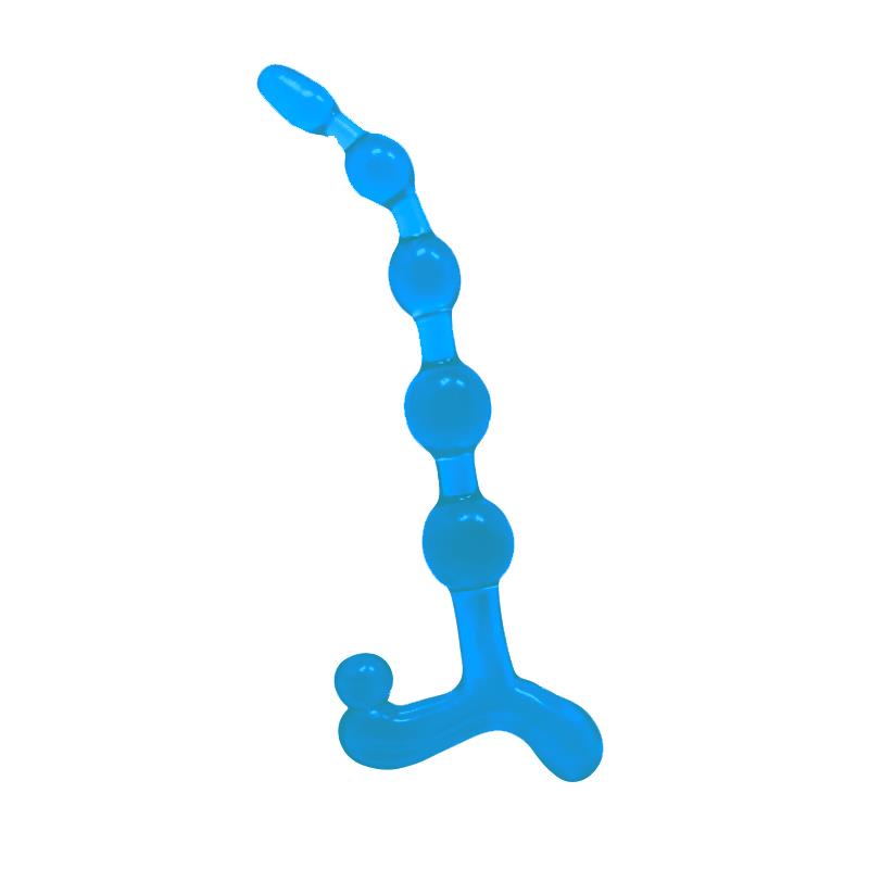 BAILE - BENDY TWIST ANAL BEADS BLUE