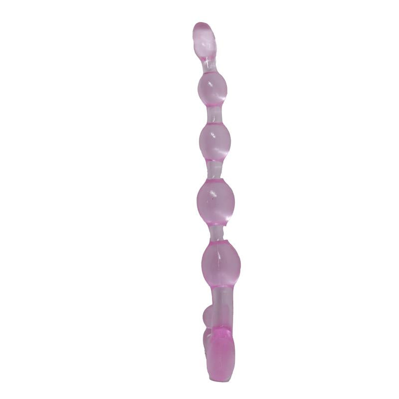 BAILE - BENDY TWIST ANAL BEADS PINK