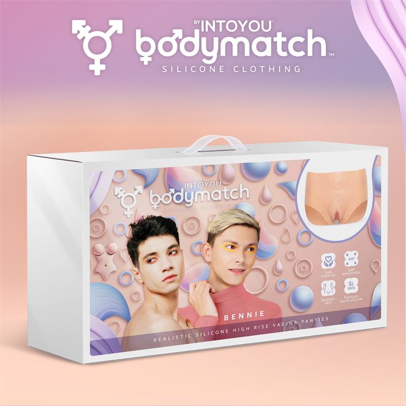 BODYMATCH - BENNIE REALISTIC VAGINA AND ANUS PANTIES LIQUID SILICONE SIZE M