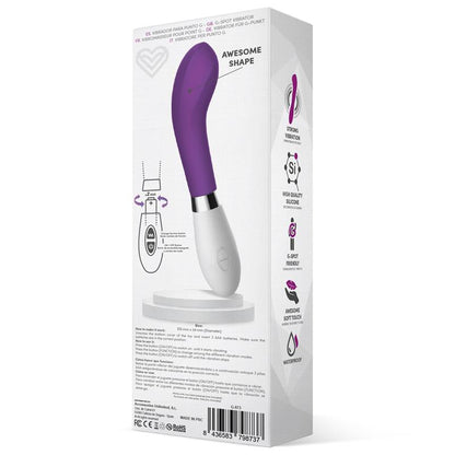 LATETOBED - VIBROMASSEUR EN SILICONE BENTY VIOLET