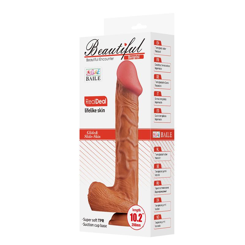 BAILE - BERGRISI DILDO WITH BALLS 10.2